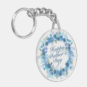 ハッピーマザーズデイウィンターフローラリースキーチェーン キーホルダー (正面左)