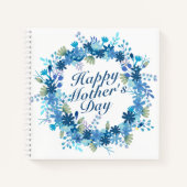 ハッピーマザーズデイウィンターフローラリースノート ノートブック (正面)