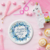 ハッピーマザーズデイウィンターフローラ紙プレート ペーパープレート (パーティー)