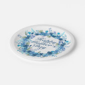 ハッピーマザーズデイウィンターフローラ紙プレート ペーパープレート (アングル)