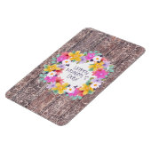 ハッピーマザーズデイウォーターカラーフラワーズリース マグネット (左側)