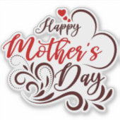 ハッピーマザーズデイエレガントデザイン-23331 シール (正面)