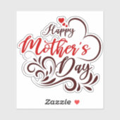 ハッピーマザーズデイエレガントデザイン-23331 シール (シート)