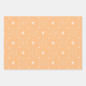 ハッピーマザーズデイオレンジテーマセット3 ラッピングペーパーシート (正面2)
