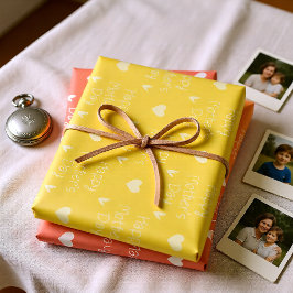 ハッピーマザーズデイオレンジテーマセット3 ラッピングペーパーシート