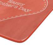 ハッピーマザーズデイオレンジハート カッティングボード (角)