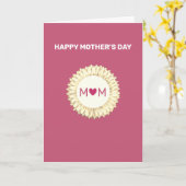 ハッピーマザーズデイオンバラ金ゴールド カード (黄色い花)