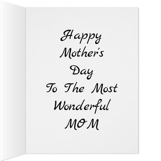 ハッピーマザーズデイカスタムメッセージイエローフローラ (内側(右))