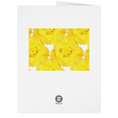 ハッピーマザーズデイカスタムメッセージイエローフローラ (裏面)
