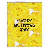 ハッピーマザーズデイカスタムメッセージイエローフローラ (正面)