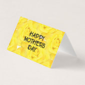 ハッピーマザーズデイカスタムメッセージイエローフローラ (正面)