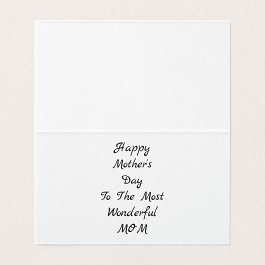 ハッピーマザーズデイカスタムメッセージイエローフローラ (内部フラット)