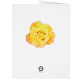 ハッピーマザーズデイカスタム文字フローライエローローズ (裏面)