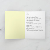 ハッピーマザーズデイカードと思い出ことわざ カード (内部)