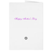 ハッピーマザーズデイカードパープルバラ (裏面)