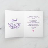 ハッピーマザーズデイカード🌷フラワー芸術的エディション カード (内部)