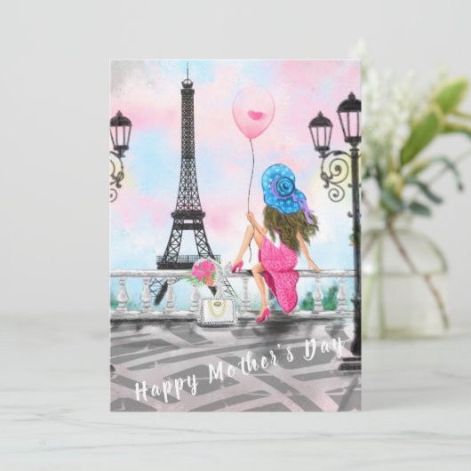 ハッピーマザーズデイカード入りバルーン・ウィメンズ (スタンド正面)