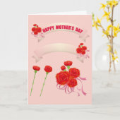 ハッピーマザーズデイカード カード (黄色い花)