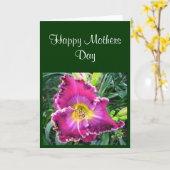 ハッピーマザーズデイカード カード (黄色い花)