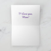 ハッピーマザーズデイカード カード (内部)