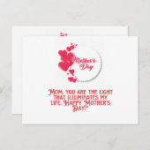 ハッピーマザーズデイカード シーズンポストカード (正面/裏面)