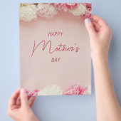 ハッピーマザーズデイカード、フローラマザーズデイカード チラシ (手)