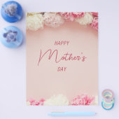 ハッピーマザーズデイカード、フローラマザーズデイカード チラシ (シングル)