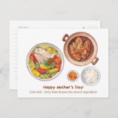 ハッピーマザーズデイカード ポストカード (正面/裏面)