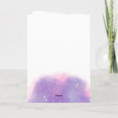 ハッピーマザーズデイカード，魔法花，はがき サンキューカード (裏面)