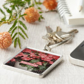 ハッピーマザーズデイキーチェーン/大，四角 キーホルダー (側面)