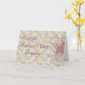 ハッピーマザーズデイグラニーカード カード (黄色い花)