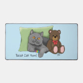 ハッピーマザーズデイグレー猫 デスクマット (正面)