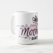 ハッピーマザーズデイコーヒーマグ コーヒーマグカップ (正面左)