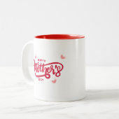 ハッピーマザーズデイコーヒーマグ ツートーンマグカップ (正面左)