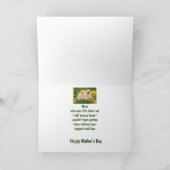 ハッピーマザーズデイゴールデンレトリバードッグズアニマル カード (内部)