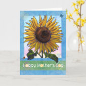 ハッピーマザーズデイサンフラワー カード (黄色い花)