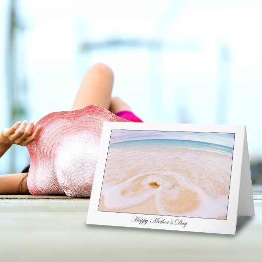 ハッピーマザーズデイシーシェルビーチカード カード