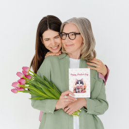 ハッピーマザーズデイスイートパステルキャット シーズンカード