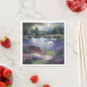 ハッピーマザーズデイスワンベンチレイク スタンダードカクテルナプキン (インサイチュ)