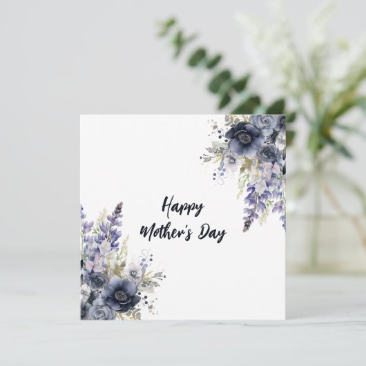 ハッピーマザーズデイダスティヴィンテージブルーバラフローラ シーズンカード (スタンド正面)