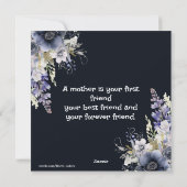 ハッピーマザーズデイダスティヴィンテージブルーバラフローラ シーズンカード (裏面)