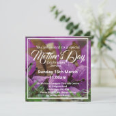 ハッピーマザーズデイチャーチサービスイベントフローラ 招待状 (スタンド正面)