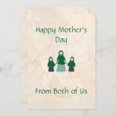 ハッピーマザーズデイツインママムカード シーズンカード (正面/裏面)