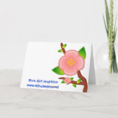 ハッピーマザーズデイデイジーカード カード (裏面)