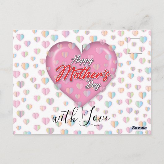 ハッピーマザーズデイデザイン ポストカード (裏面)