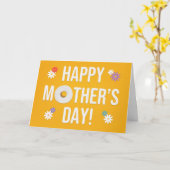 ハッピーマザーズデイトイレ紙HUmor カード (黄色い花)