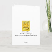 ハッピーマザーズデイドーターイエローローズ カード (裏面)