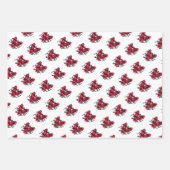 ハッピーマザーズデイハンドレタリングハートマザーズ・デイ ラッピングペーパーシート (正面3)