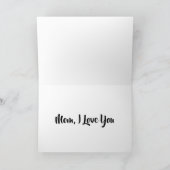 ハッピーマザーズデイハートバラ カード (内部)