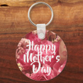 ハッピーマザーズデイハートバラ キーホルダー (正面)
